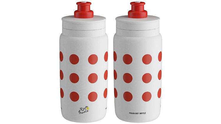Elite Trinkflasche Fly Tour de France weiß/rot