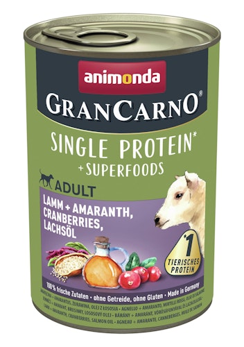animonda Gran Carno Superfoods 400g Dose Hundenassfutter