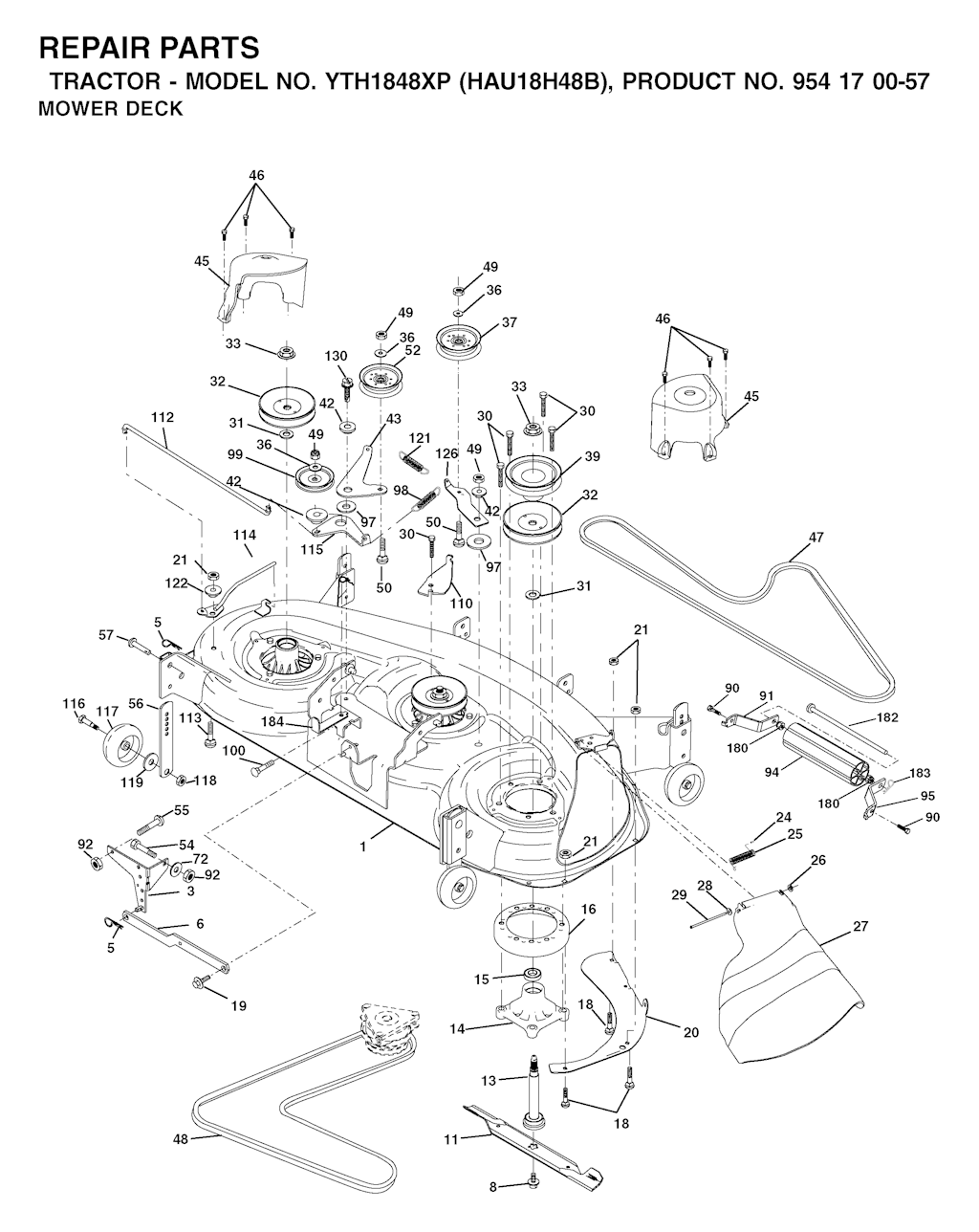 Explosionszeichnung Ersatzteile