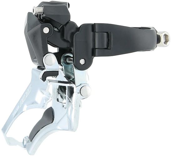 Shimano Umwerfer 105 FD-R7000 11-fach schwarz mit Schelle 31, 8 mm, mit 28, 6 mm Adapt