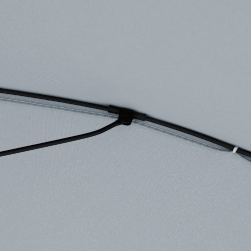 doppler Mittelmastschirm myZONE 200 Manual, Stahl Anthrazit / 100 % Polyester 180 g/m² 