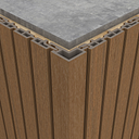 Vorschaubild NewTechWood WPC Außeneckprofil 55 x 62 x 2900 mm