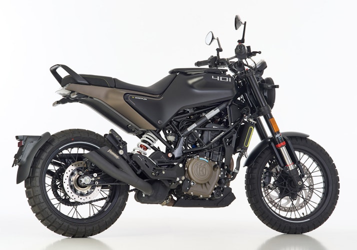 HURRIC SLIP-ON Schalldämpfer Pro 2 GP Edelstahl beschichtet für HUSQVARNA Svartpilen 125,Svartpilen 401,Vitpilen 401