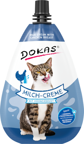 Dokas Katze Milch-Creme Katzensnack
