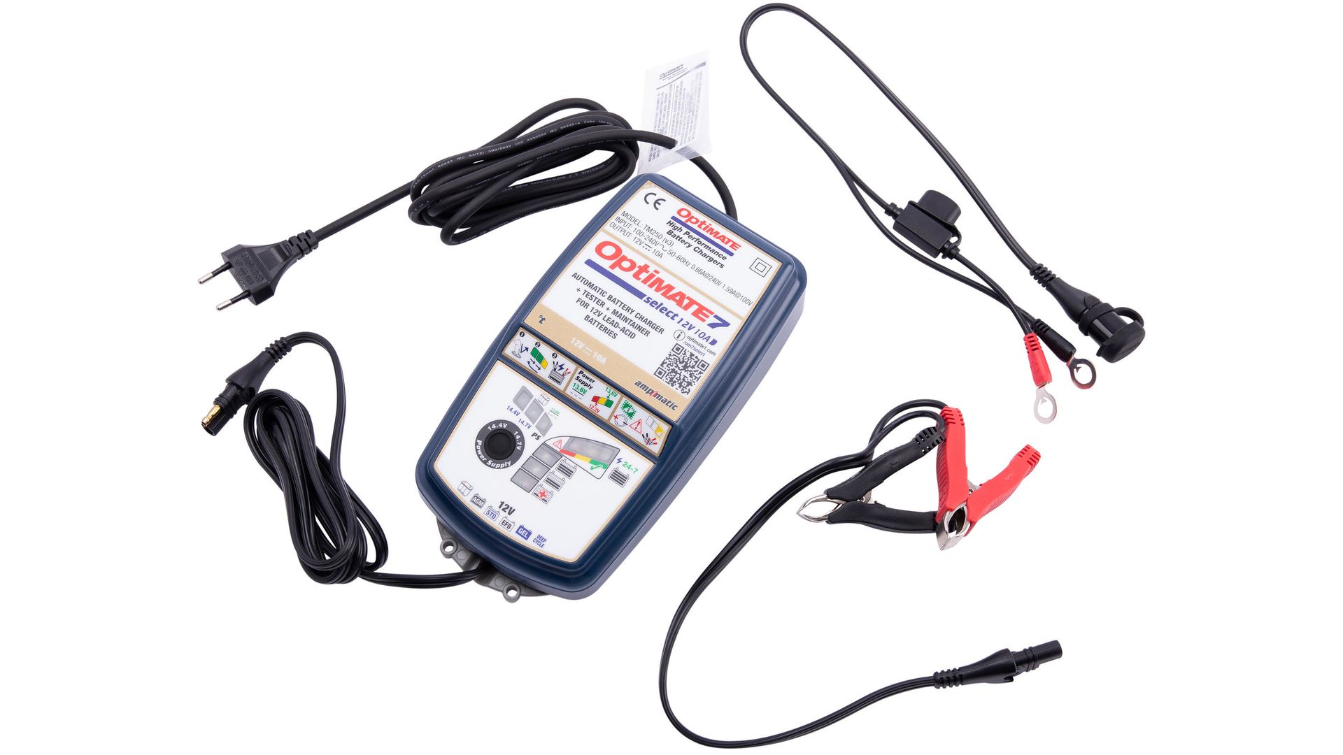 Tecmate Batterieladegerät Optimate 7 Select 12 Volt Gold Edition