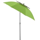 Vorschaubild doppler Strandschirm WINDPROFI 200 Manual, Aluminium Anthrazit / 100 % Polyester 80 g/m²