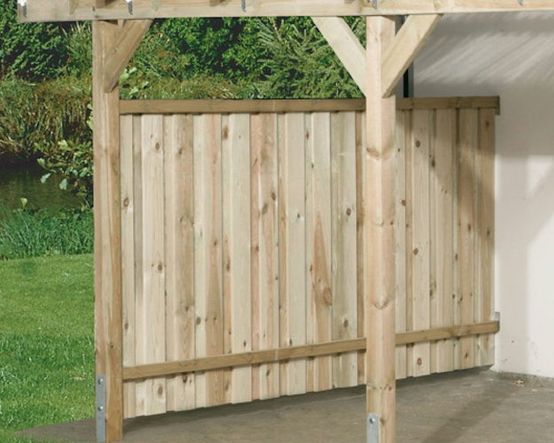 Weka hohe Seitenwand für Terrassenüberdachung 671