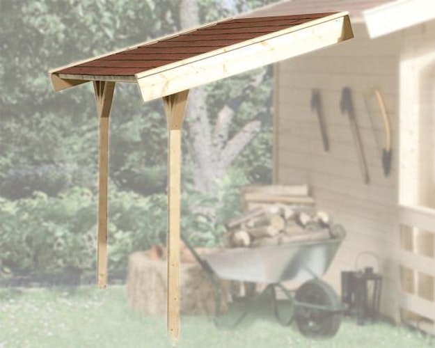 Weka Schleppdach für 19 und 21 mm Satteldachhäuser