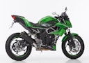 Vorschaubild SHARK SLIP-ON Edelstahl beschichtet/Carbon schwarz-matt DSX-7 für KAWASAKI Ninja 125,Z125 EURO4 EURO5 