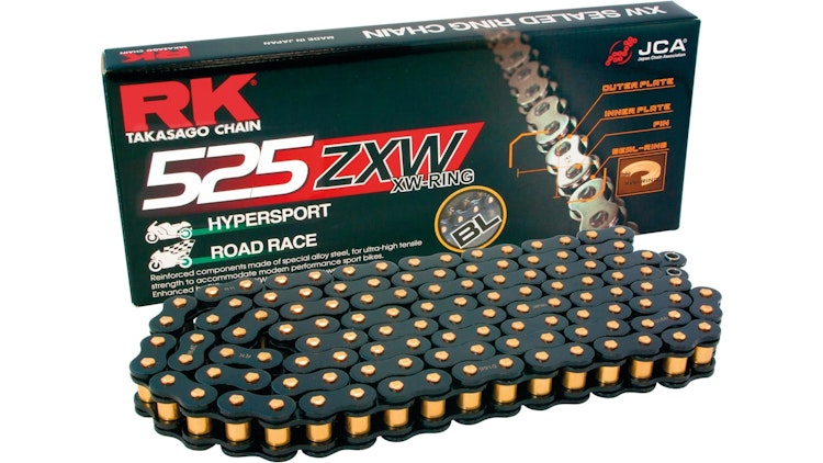 RK Kette BL525ZXW Black Scale, 120 Glieder