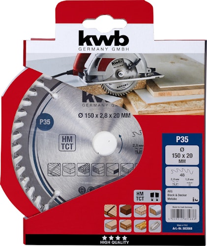 kwb Sägebl HM Fein 150x20 Z48 583568