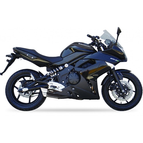 IXIL Hyperlow Black XL Edelstahl Kawasaki ER 6 / Versys