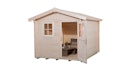 Vorschaubild Weka Gartenhaus Premium28 FT mit Vordach (20 cm) - 28 mm