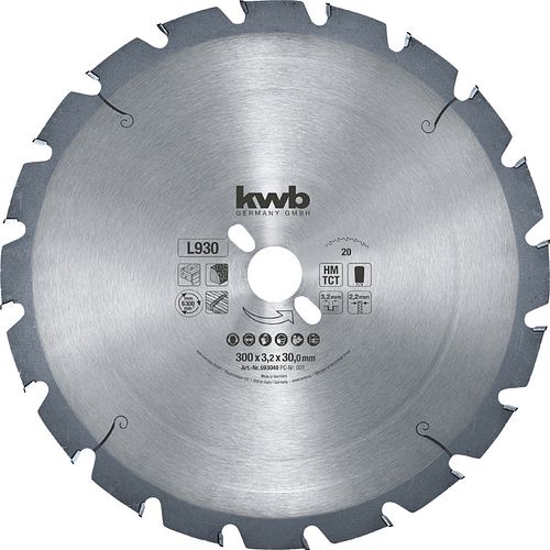 kwb Bk-Sägebl.HM Ø300x2,2x30 Z20 593040