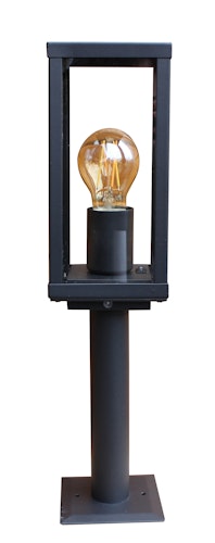 ECO-LIGHT Außenwandleuchte Karo Aluminiumguss schwarz matt (4100310)