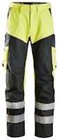 Snickers ProtecWork Hi-Vis Arbeitshose mit Schienbeinverstärkung, Klasse 1, EN 14404, 13034, 11611, 11612, 20471, IEC 61482