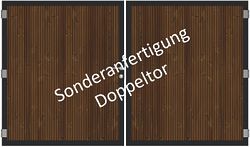 OSMO TRIO Thermoholz Kiefer Doppeltor auf Maß inkl. Beschlagset