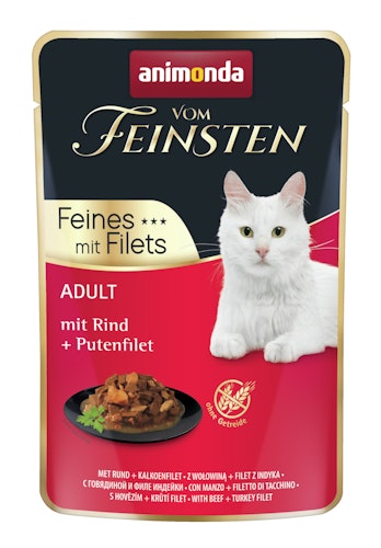 animonda Vom Feinsten Adult Feines mit Filets 85g Katzennassfutter