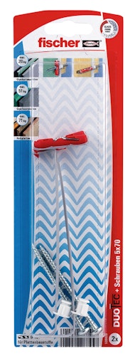 FISCHER Kippdübel Nylon Duotec 10 S PH K (2 St.)