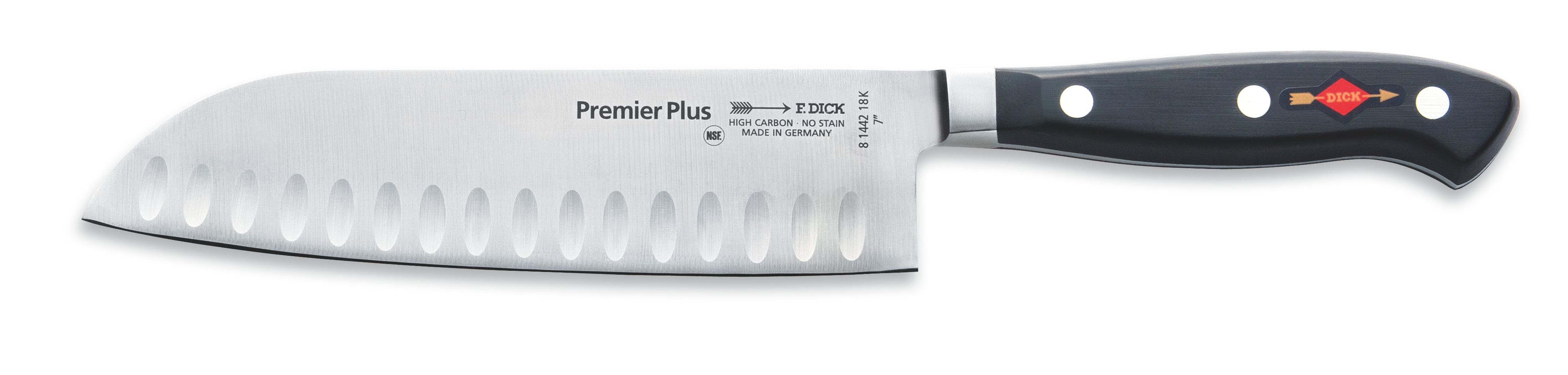 DICK Santoku mit Kullenschliff PREMIER PLUS 18 cm