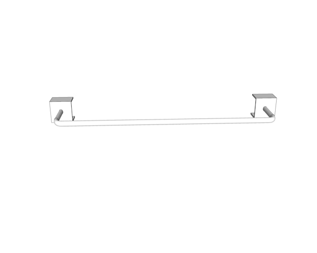 WWOO Edelstahl Handtuchhalter (40 x 6,5 cm)