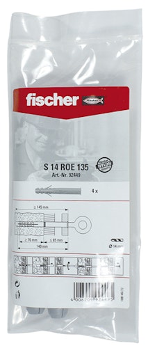 FISCHER Gerüstverankerung S14 ROE 135 B (4 St.)