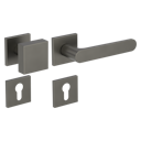 Vorschaubild Griffwerk Wechselgarnitur VAYA 291 AVUS fast2fix Fast2Fix  Rosetten eckig Knopf SQUARE Kaschmirgrau R