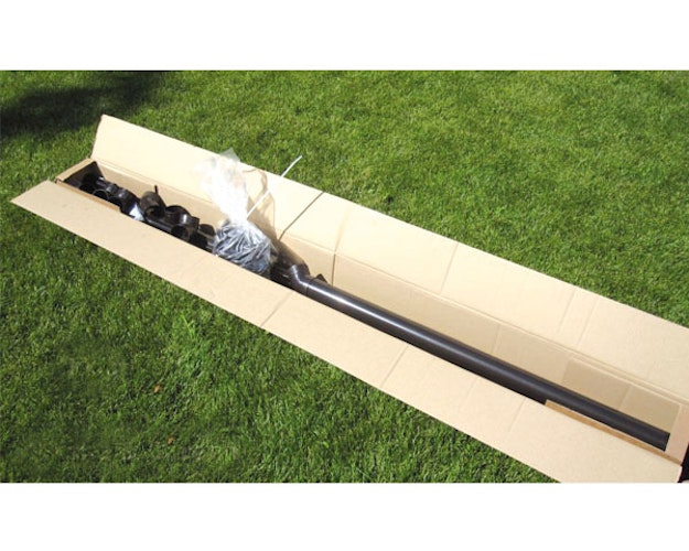 Kunststoff Dachrinnenset für Weka Gartenoase 651 B Gr. 1/2/3