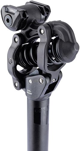 CONTEC Parallelogramm-Federsattelstütze Nara Air Link+ 30,9 mm schwarz 350 mm lang