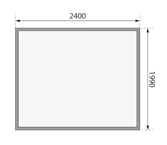 Karibu Woodfeeling Gartenhaus Kandern 1/2/3/6/7/9 - 28 mm