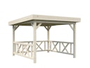 Vorschaubild Palmako Carport/Pavillon Connect Lenna 8,3 m² Set 301 mit Geländer
