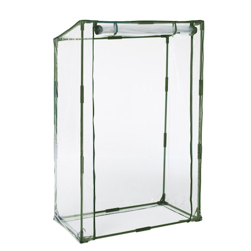 Ubbink Gartengewächshaus (Rahmen Ø15 mm + PE 100 g/m²) - H150 x 100 x 50 cm; 0,5 m²