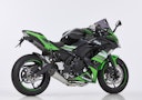 Vorschaubild SHARK KOMPLETTANLAGE Edelstahl gebürstet/Carbon silber DSX-7 für KAWASAKI Ninja 650,Z650,Z650 RS EURO5+  