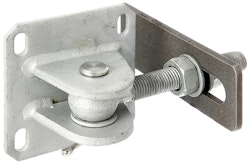 Alberts® Torband m.Platte,z.Aufschrauben,in drei Ebenen verstellb.,z.Anschweißen,Gew.M20