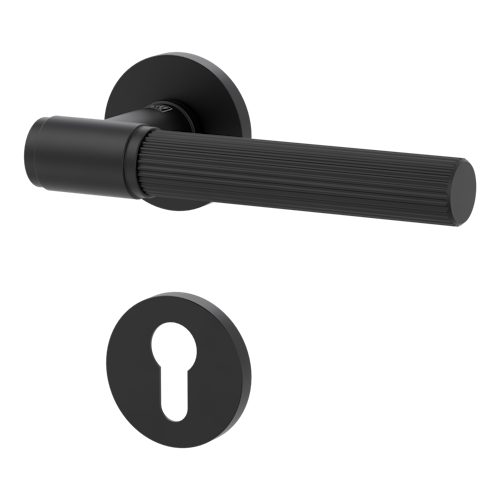 Griffwerk VAYA 136 ARIS fast2fix Fast2Fix Rosetten rund Profilzylinder Graphitschwarz