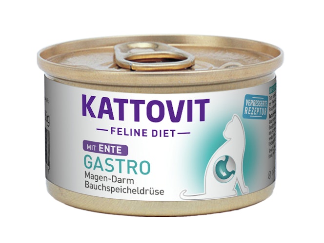 KATTOVIT Feline Diet Gastro 85g Dose Katzennassfutter Diätnahrung