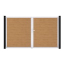 Vorschaubild GroJa BasicLine Schmal Doppeltor Rahmen Aluminium EV1 3000 x 1800 mm