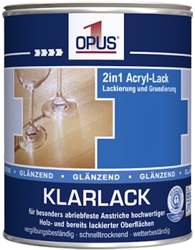 OPUS1 Klarlack glänzend, Acryl