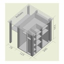 Vorschaubild Weka Gartenschrank Geräteschrank Garten [Q] Multi