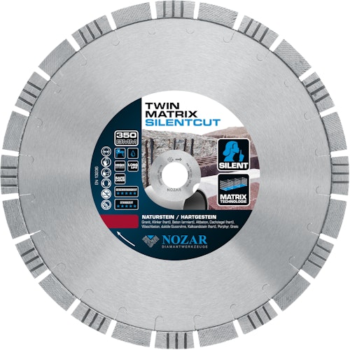 Nozar Diamant-Trennscheibe Twin Matrix Silentcut