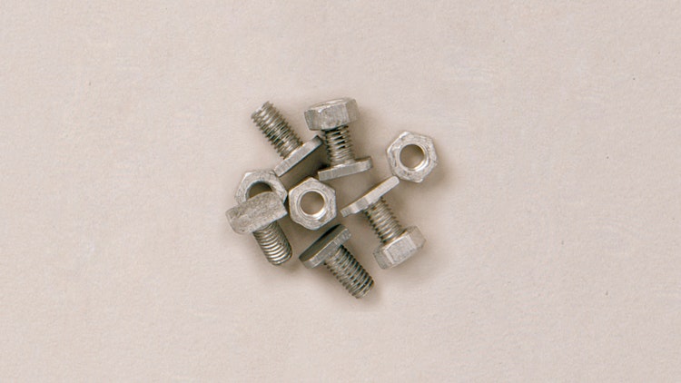 Vitavia Schrauben- und Mutternsatz Hammerkopf Aluminium eloxiert (10 Stück)