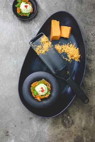 Microplane Reibe Fein BLACK SHEEP Black Steel