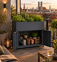 Vorschaubild KGT Hochbeet UrbanGrow M-Space inkl. Stauraum - B 101 x T 51 x H 86 cm