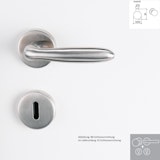 Griffwerk Wechselgarnitur VERONICA K3 - Edelstahl mattZubehörbild