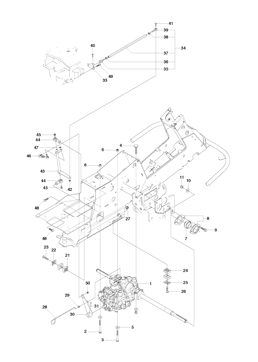 Explosionszeichnung Ersatzteile