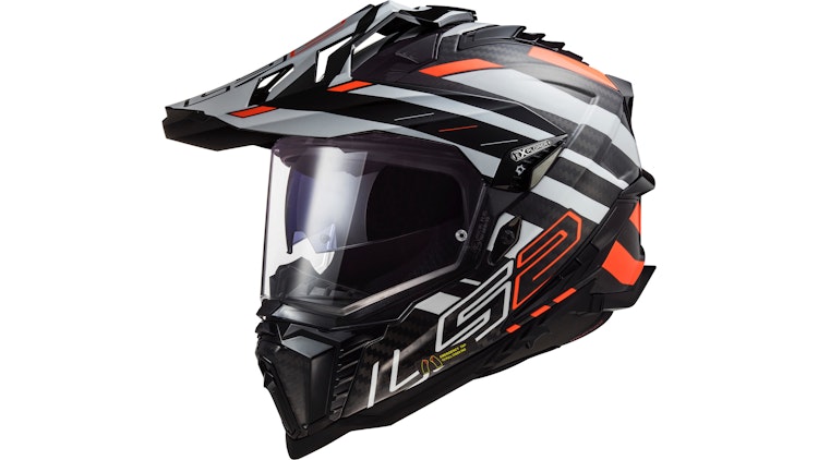 LS2 Endurohelm MX701 Explorer Carbon