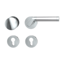 Vorschaubild Griffwerk CORINNA Schraubtechnik GK4 -Chrom/Edelstahl Rosettengarnitur -Schraubt. -Knopf R21 -WR -TS 40-45mm
