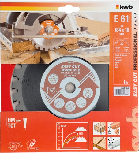 kwb Hk-Sägebl. HM Ø 184 x 16  Z30 586133