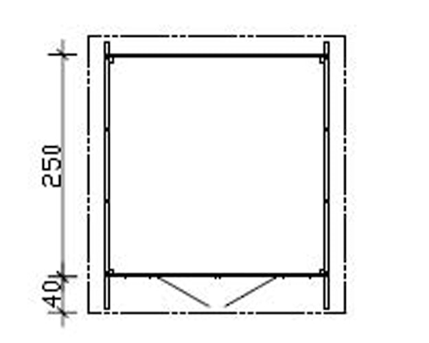 Skan Holz 28 mm Gartenhaus Delft