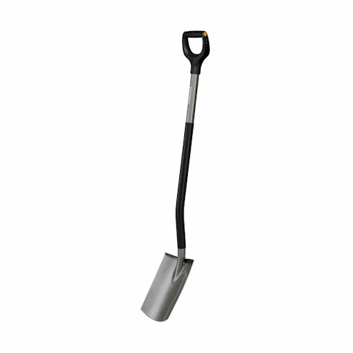 Fiskars Ergonomic Spaten Rund Grey 1066710